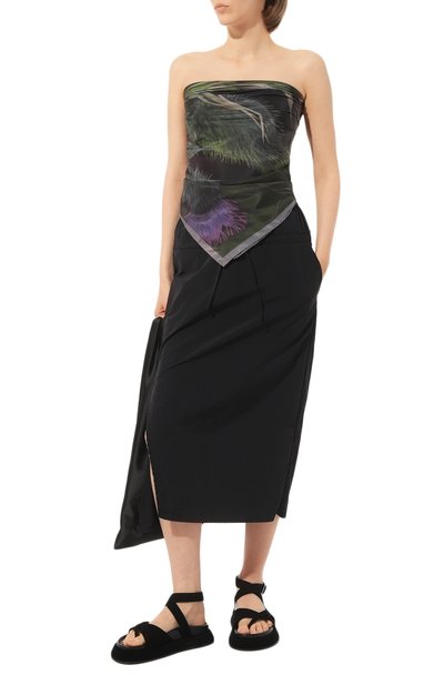 Шелковый платок чертополох GOURJI, арт. T23CHRT7R, фото 2