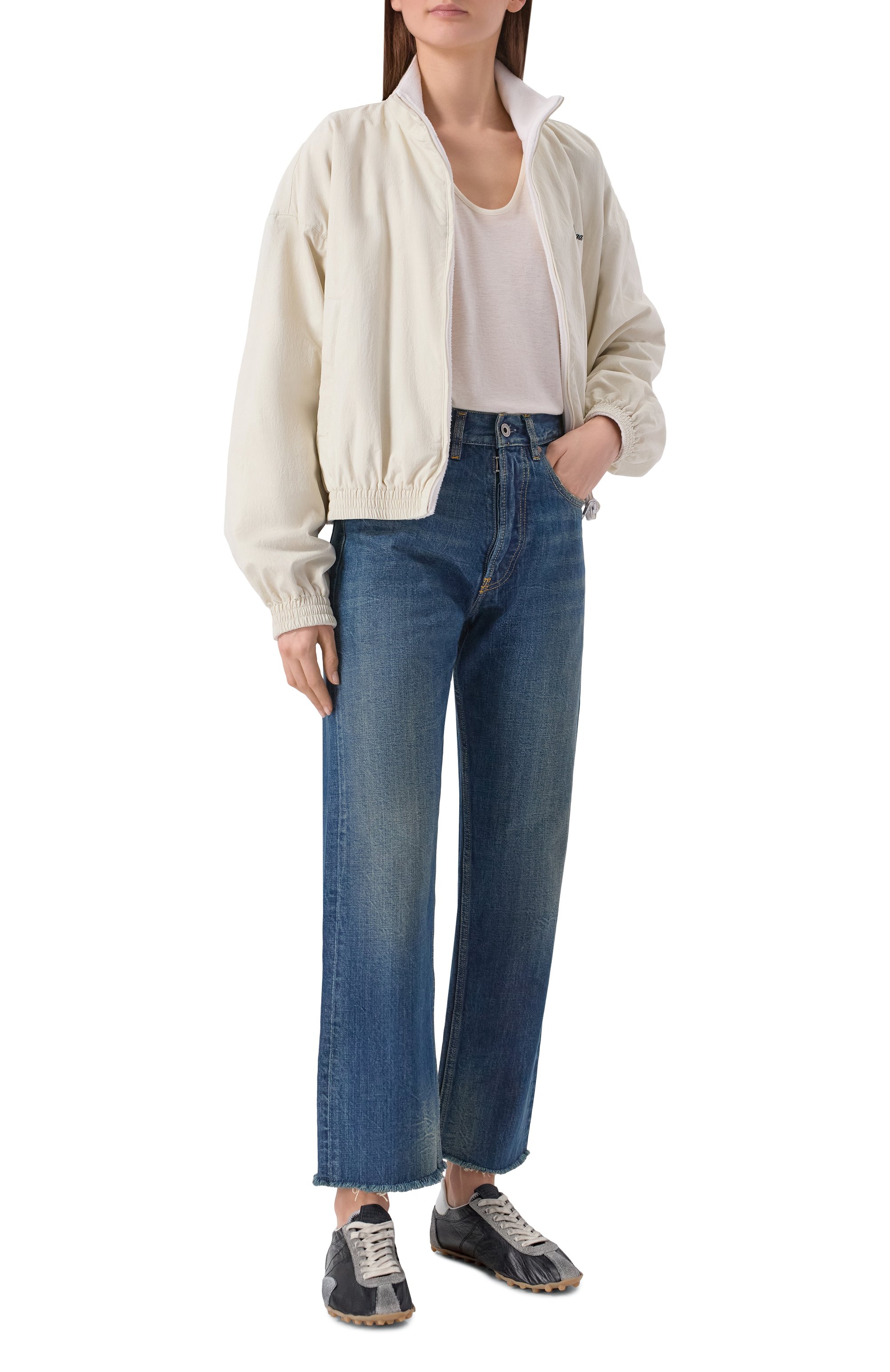 Кожаные кроссовки sprinters MAISON MARGIELA, арт. S58WS0269/P7383, фото 3