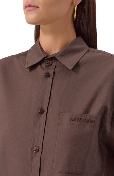 Хлопковая рубашка NATAYAKIM, арт. NY-400BWP, фото 5
