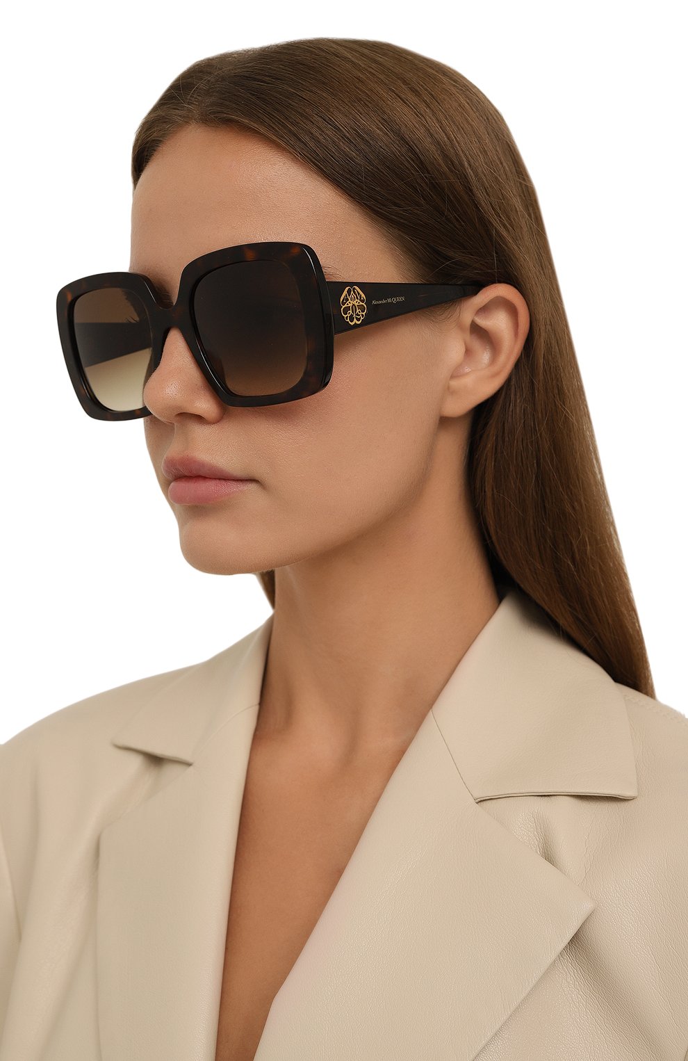 Солнцезащитные очки ALEXANDER MCQUEEN, арт. AM0378S 002, фото 2