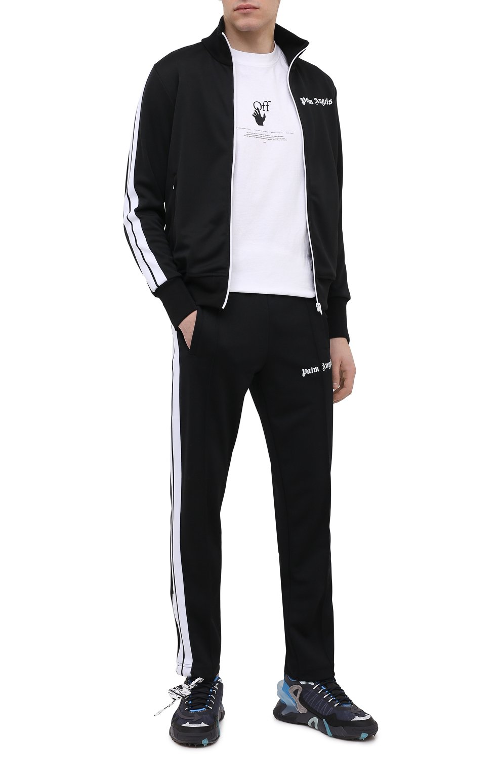 Толстовка PALM ANGELS черного цвета по цене 43900 руб., арт. PMBD001R21FAB0011001, фото 2 Толстовка PALM ANGELS, арт. PMBD001R21FAB0011001, фото 2