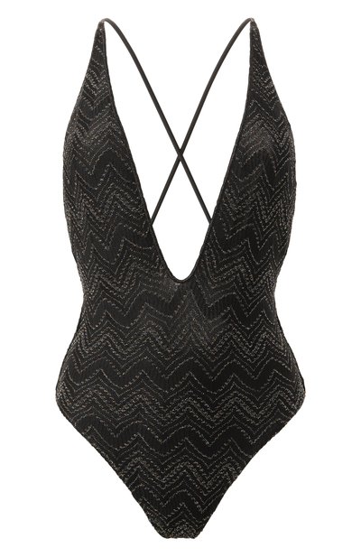 Слитный купальник MISSONI черного цвета по цене 61550 руб., арт. MC22SP03/BR00ZX, фото 1 Слитный купальник MISSONI, арт. MC22SP03/BR00ZX, фото 1