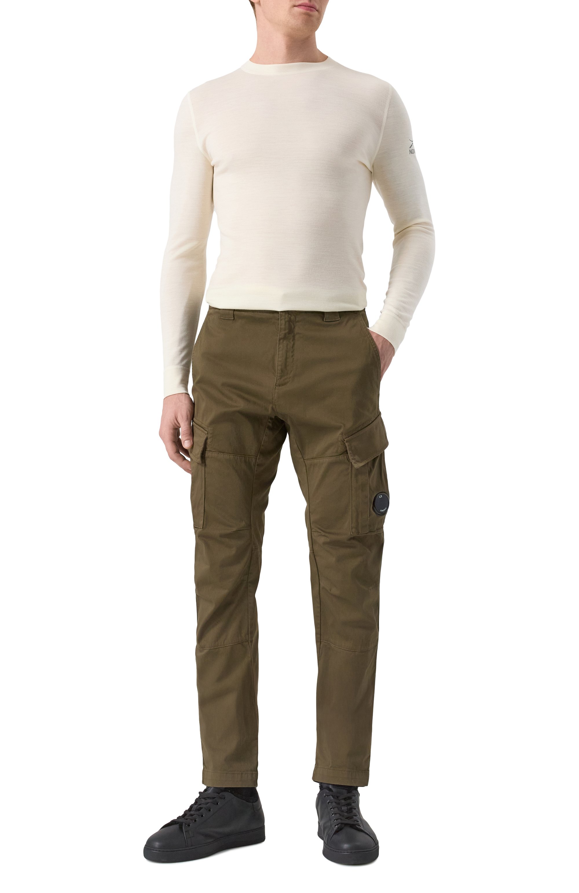 Хлопковые брюки-карго C.P. COMPANY, арт. 18CMPA056A005694G, фото 2