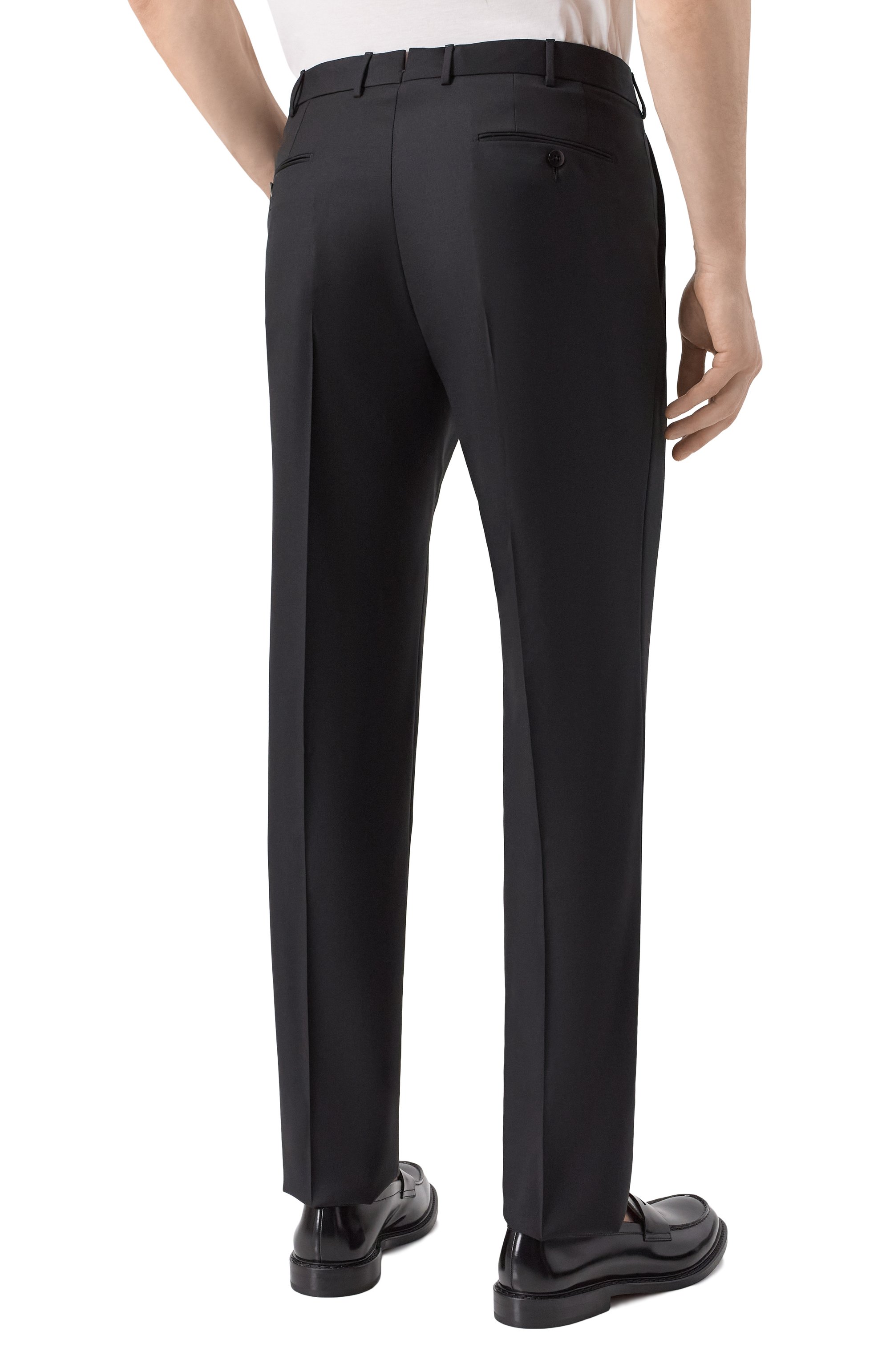 Шерстяные брюки ZEGNA, арт. 75TB12/819F00A8, фото 4