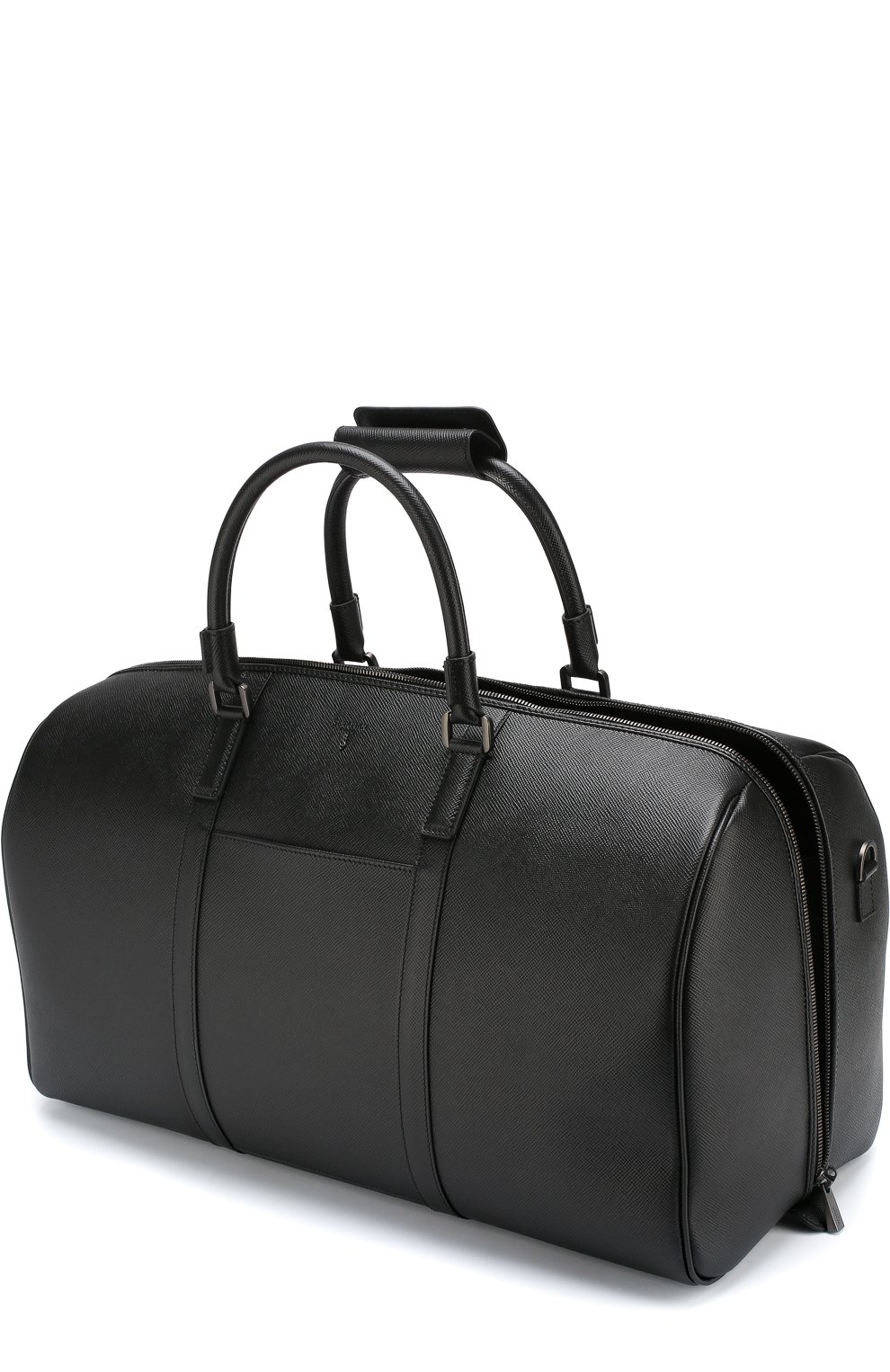 Кожаная дорожная сумка SERAPIAN черного цвета по цене 172500 руб., арт. SEV0EULL2806M50F, фото 4 Кожаная дорожная сумка SERAPIAN, арт. SEV0EULL2806M50F, фото 4