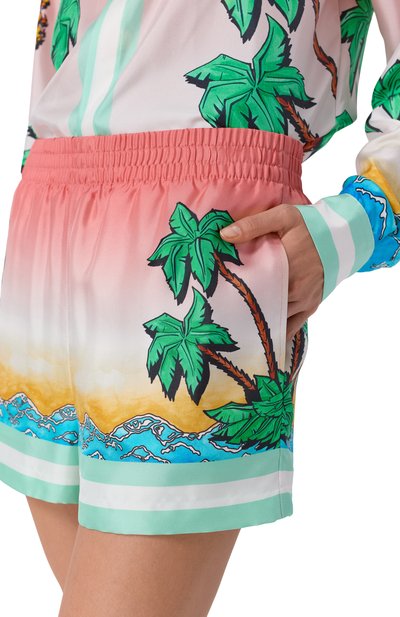 Шелковые шорты CASABLANCA, арт. WS25-TR-104-03, фото 5