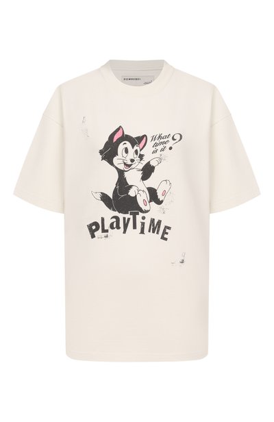 Женская хлопковая футболка DOMREBEL, арт. PLAYTIME/T-SHIRT