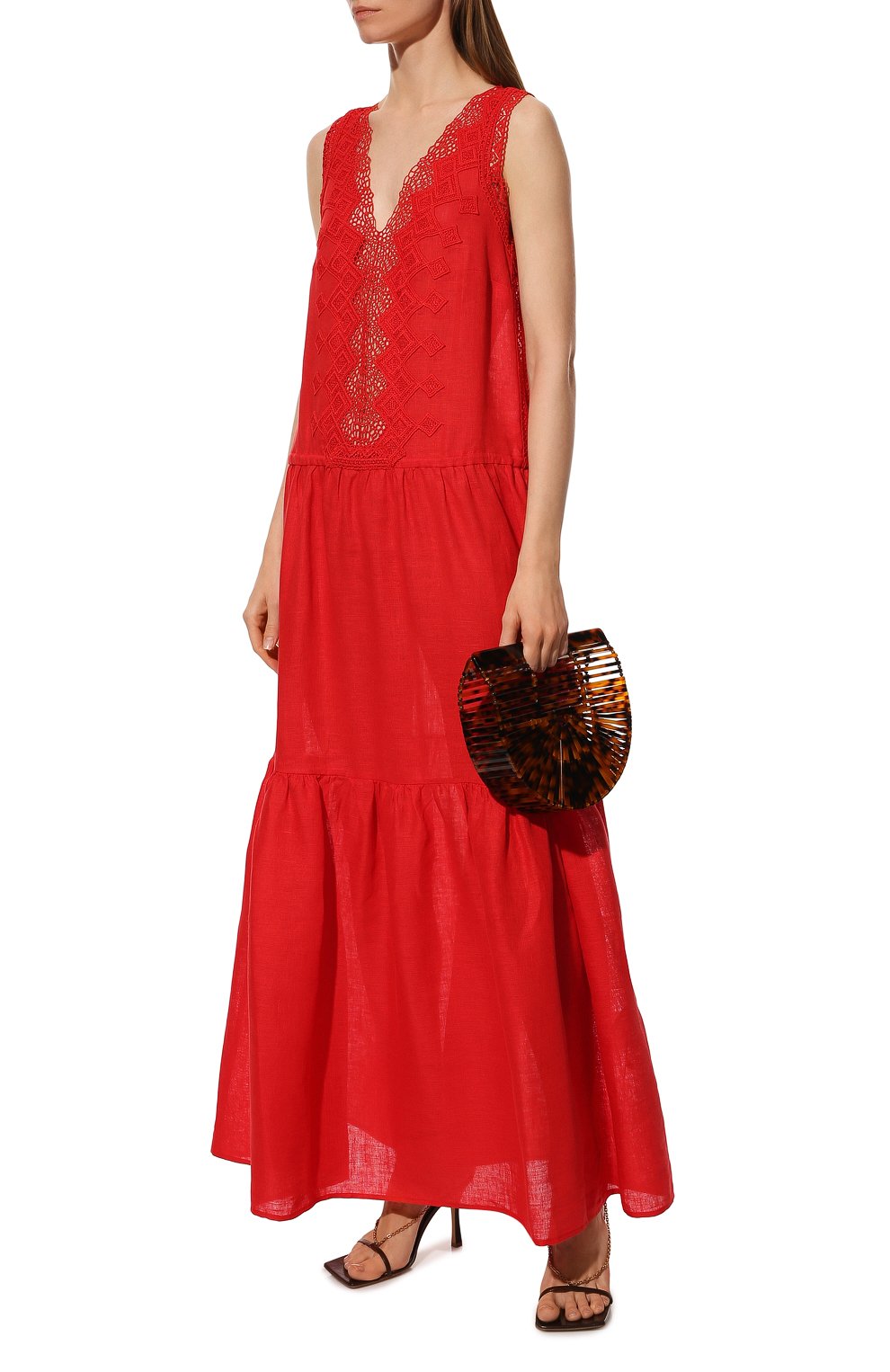 Льняное платье ERMANNO SCERVINO, арт. D404Q301QTZ, фото 2