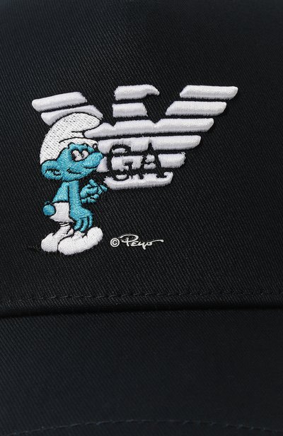 Хлопковая бейсболка EMPORIO ARMANI, арт. 404684/3F499, фото 3