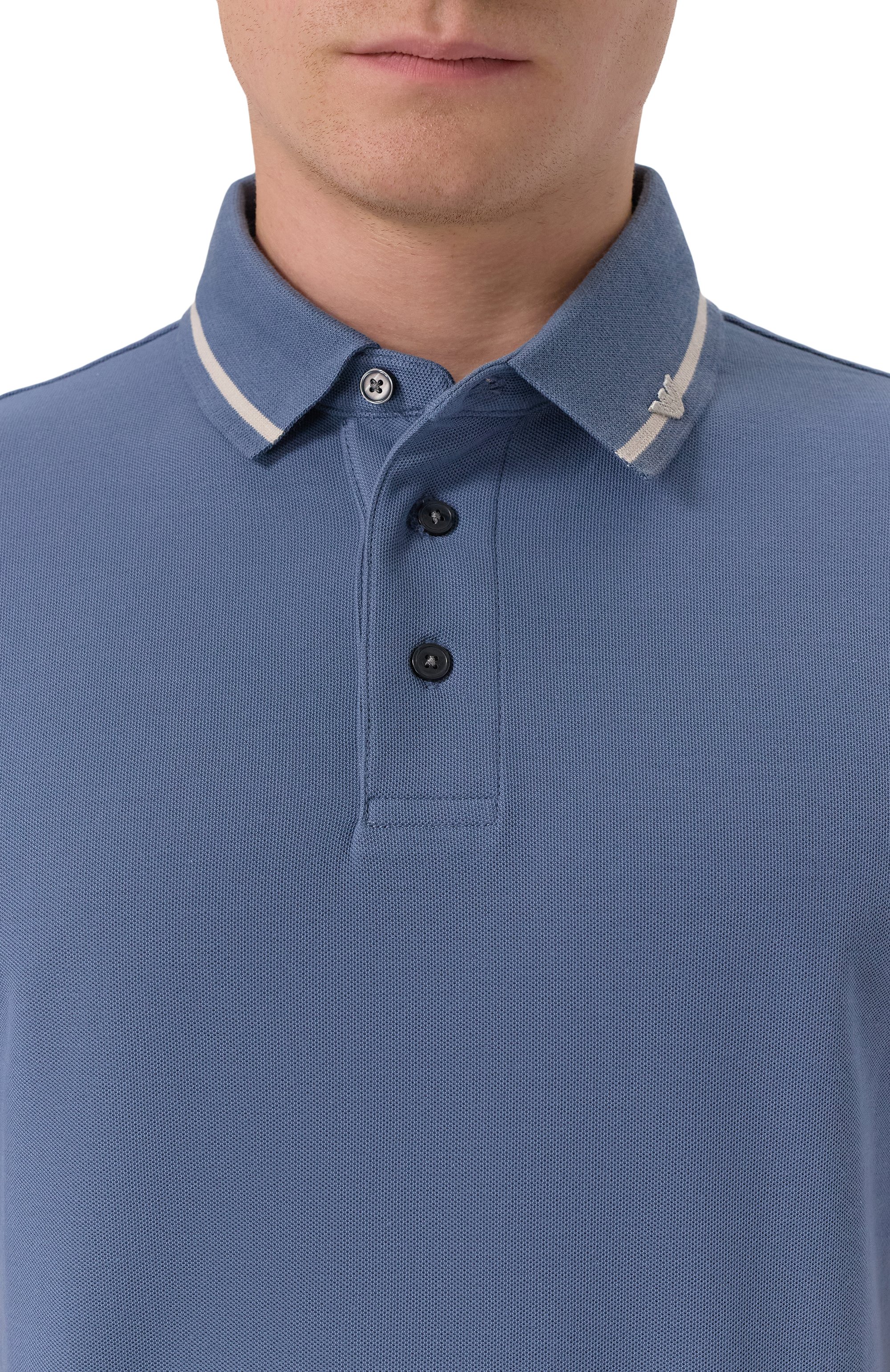 Хлопковое поло EMPORIO ARMANI, арт. EM003003/AF10497, фото 5