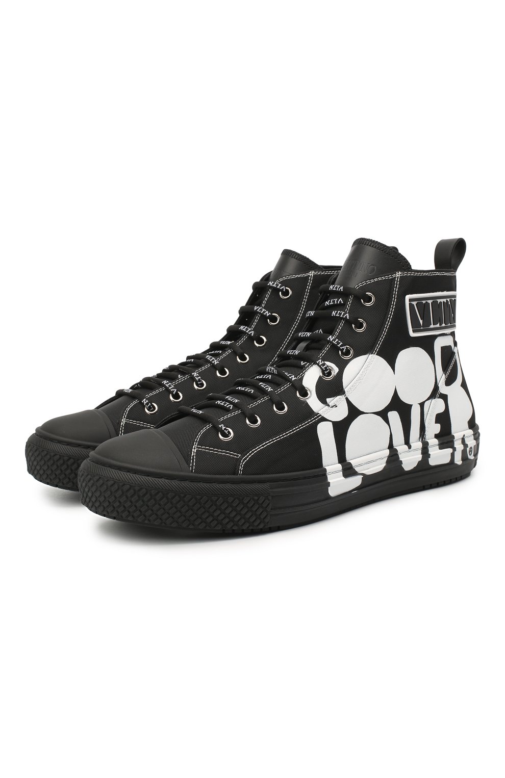 Текстильные кеды giggies VALENTINO, арт. UY0S0D51/SPU, фото 1