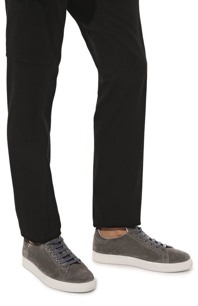 Замшевые кеды stoccolm MILLE 885, арт. ST0CC0LMA PEACH SIRENA, фото 3