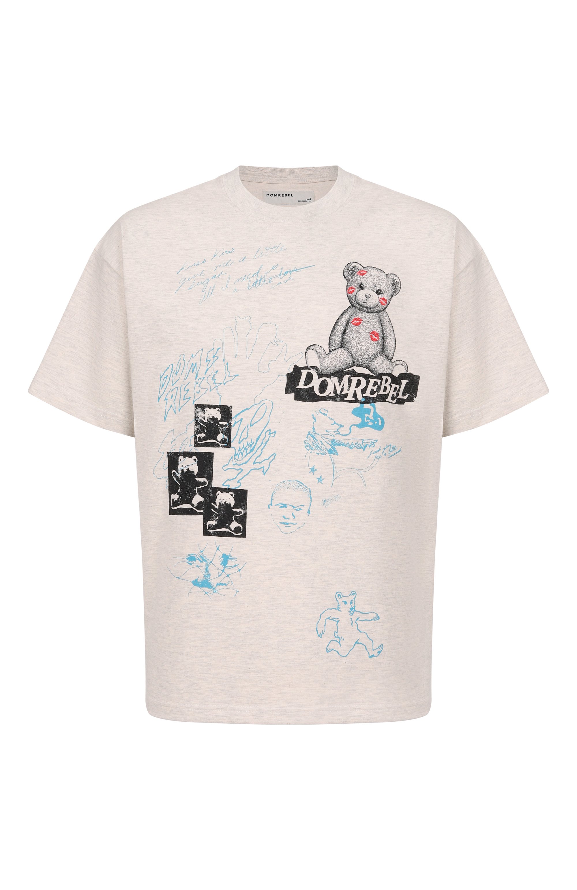 Хлопковая футболка DOMREBEL, арт. M HIGH L0W/T-SHIRT, фото 1