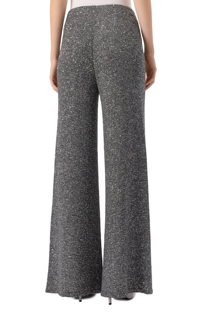 Брюки с отделкой пайетками D.EXTERIOR темно-серого цвета по цене 61800 руб., арт. 61300, фото 4 Брюки с отделкой пайетками D.EXTERIOR, арт. 61300, фото 4