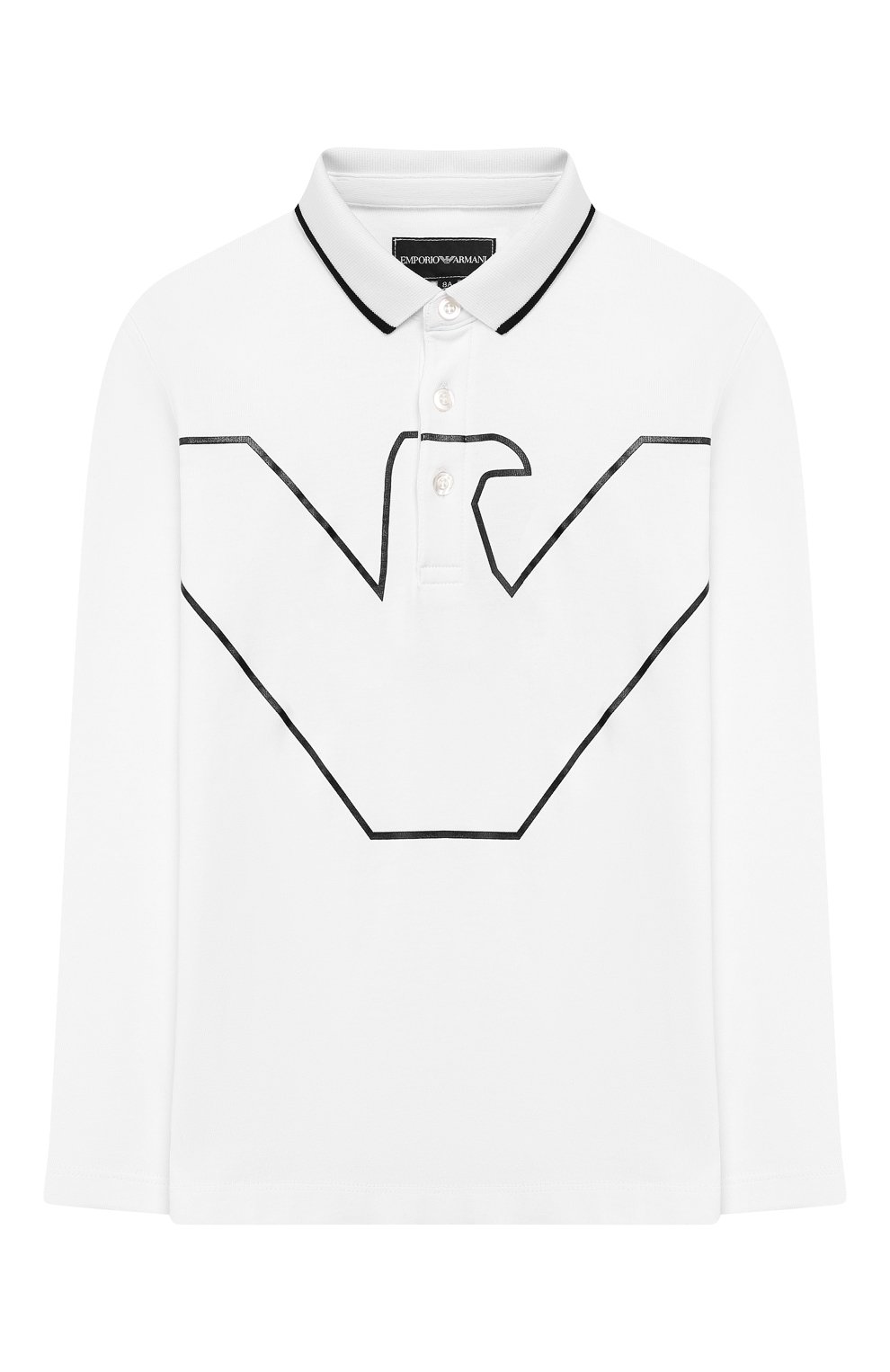 Хлопковое поло EMPORIO ARMANI, арт. 6G4FJ4/4J2NZ, фото 1