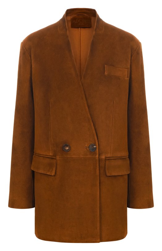 Замшевый жакет Addicted AS1004-1 Коричневый AS1004-1