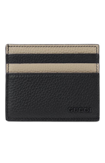 Мужской кожаный футляр для кредитных карт GUCCI, арт. 817043/AAEGG