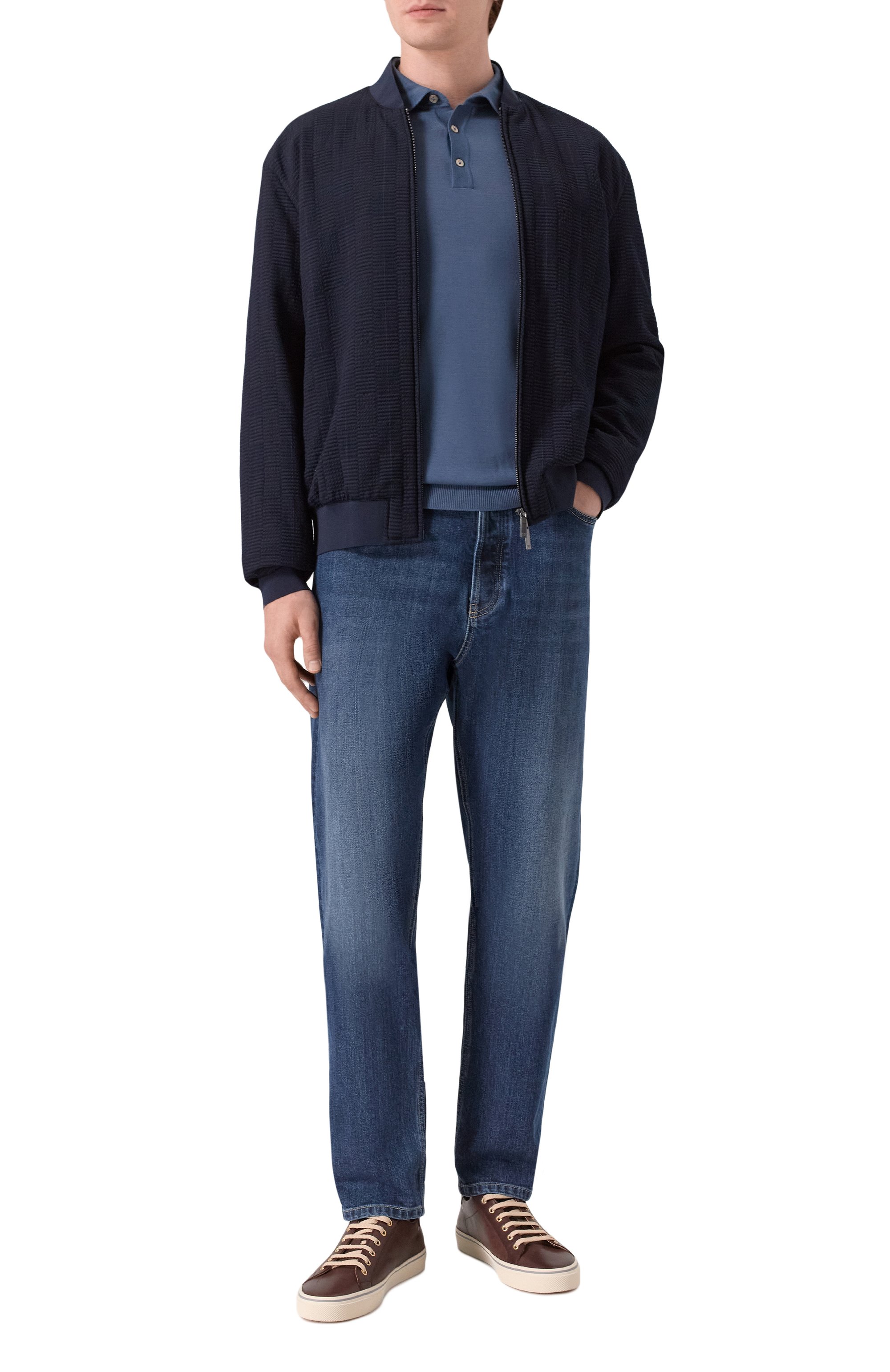 Шерстяное поло BOSS, арт. 50476355, фото 2