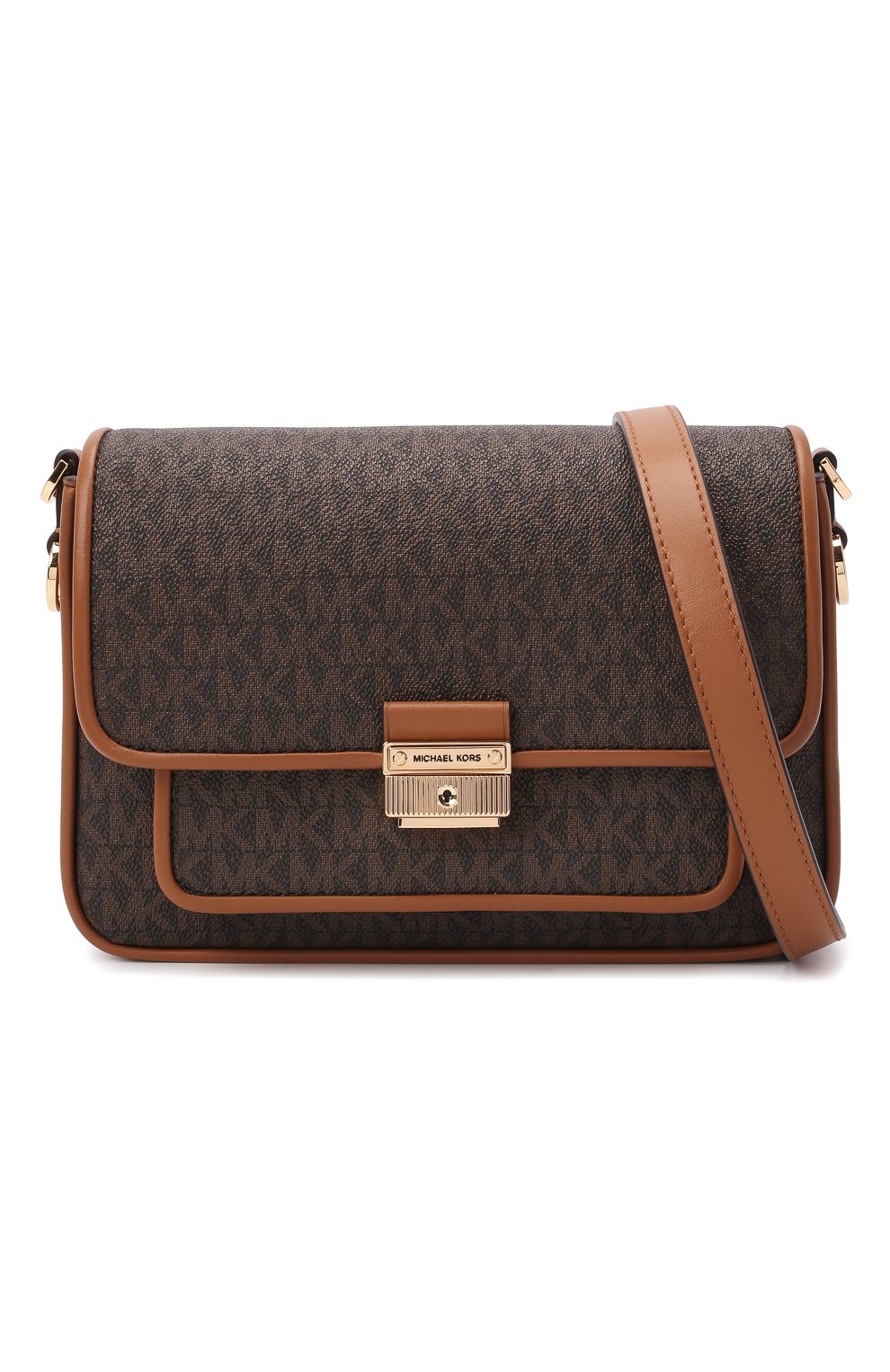 Женская темно-коричневая сумка bradshaw medium MICHAEL