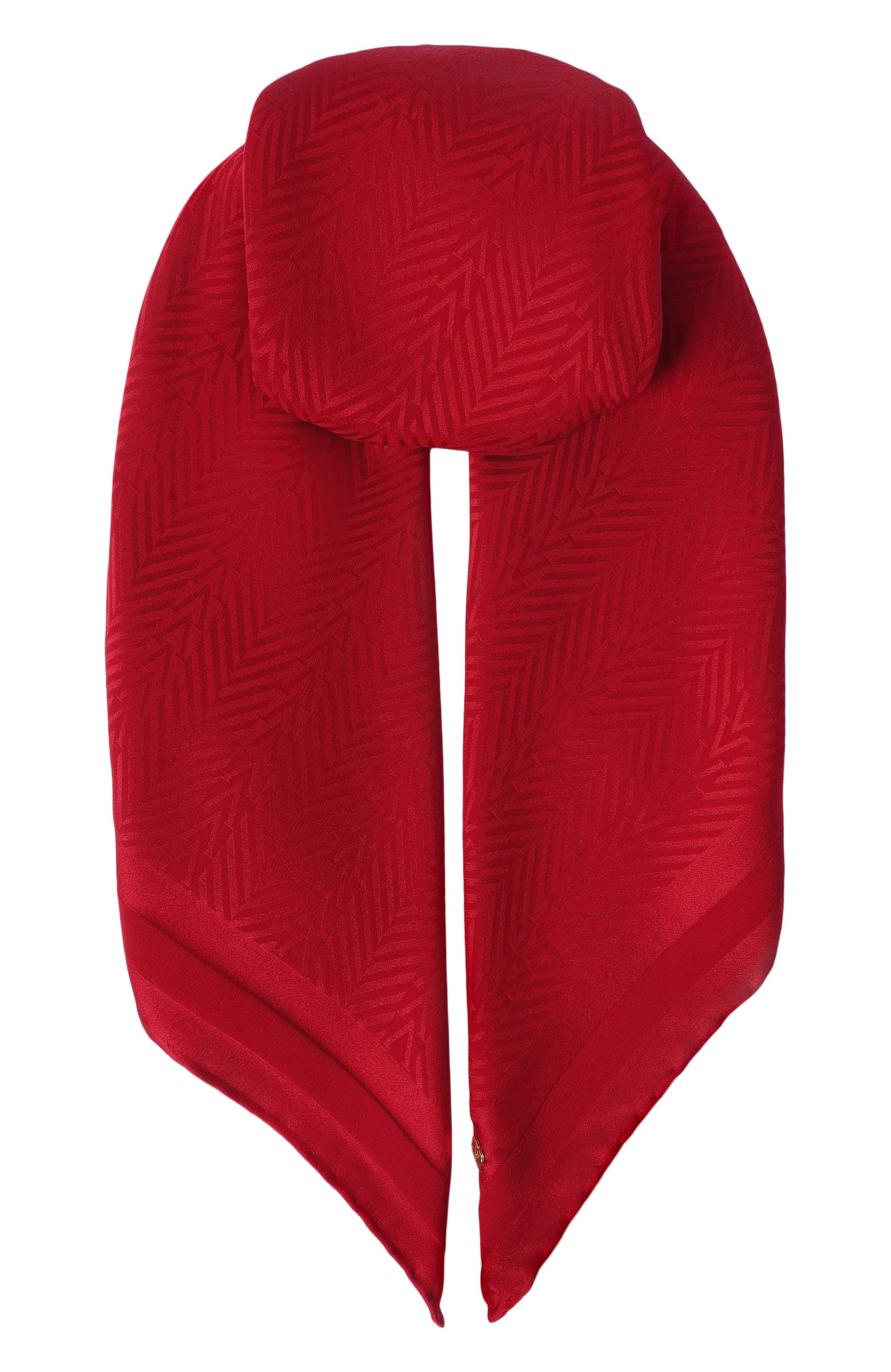 Шелковый платок VALENTINO красного цвета по цене 59500 руб., арт. 9W2EI114/FUZ, фото 1 Шелковый платок VALENTINO, арт. 9W2EI114/FUZ, фото 1
