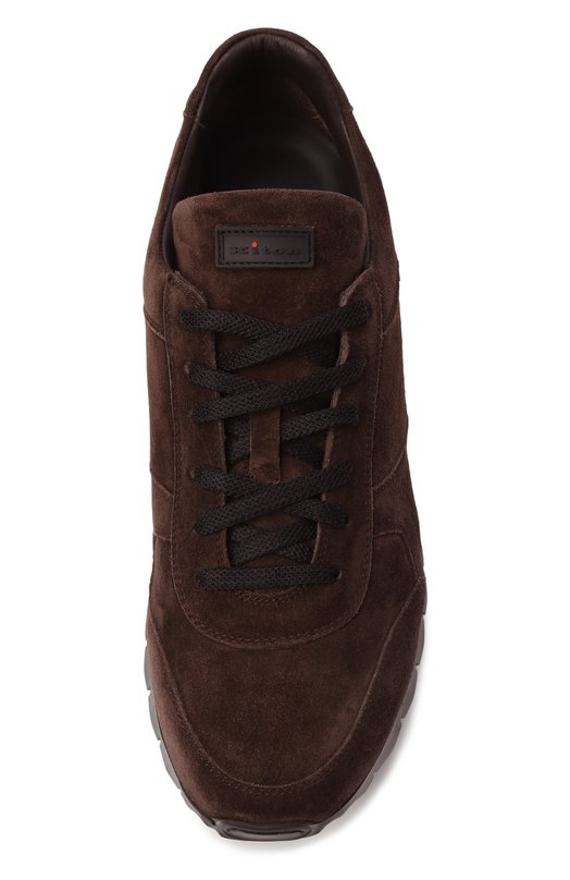 Замшевые кроссовки Kiton USSA114N0010804 Коричневый  USSA114N0010804 Фото 6