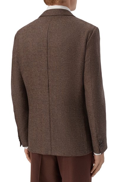Шерстяной пиджак CORNELIANI коричневого цвета по цене 127500 руб., арт. 286002/2A16226, фото 4 Шерстяной пиджак CORNELIANI, арт. 286002/2A16226, фото 4