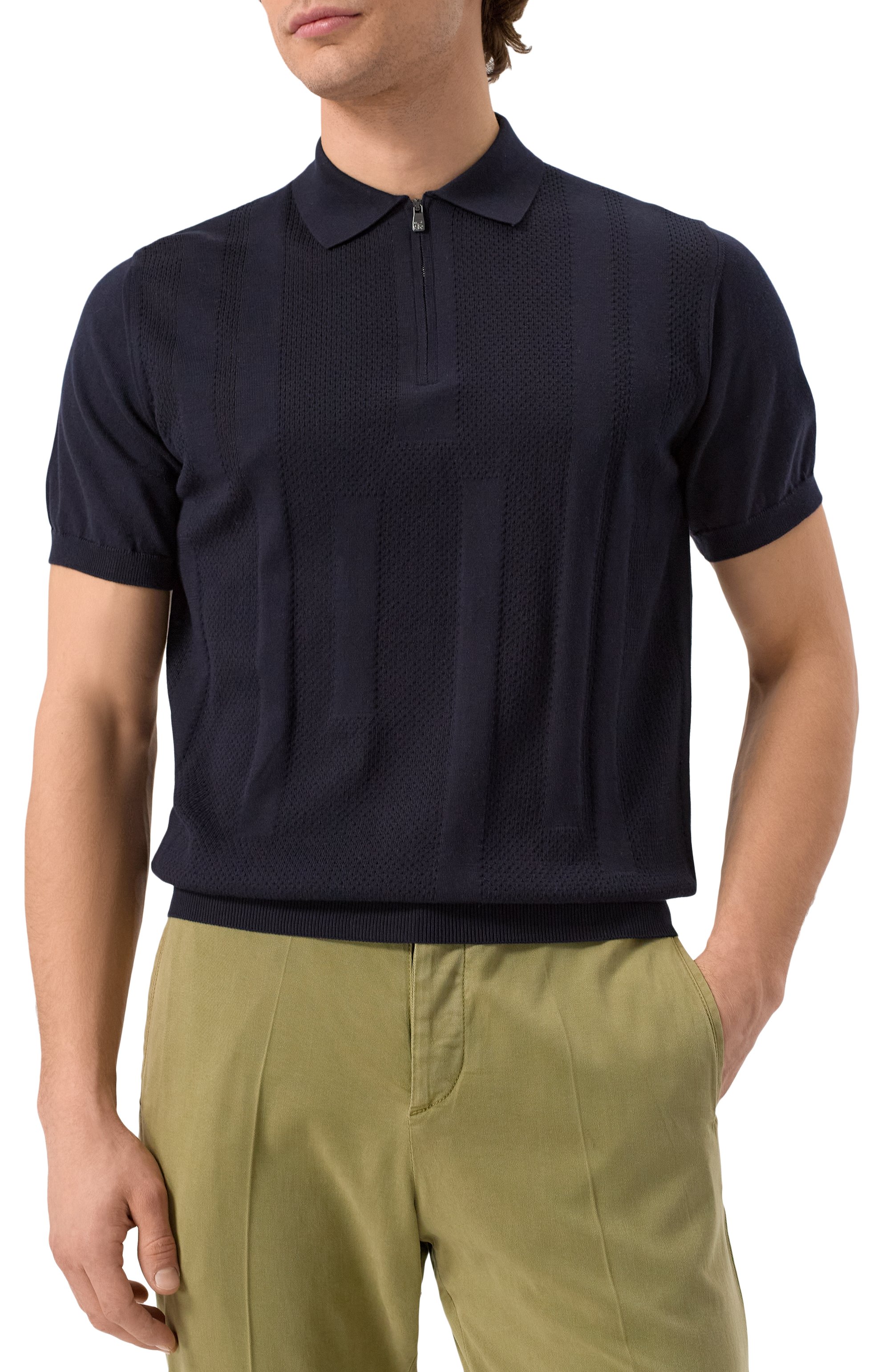 Хлопковое поло CORNELIANI, арт. 25M586-2525127, фото 3