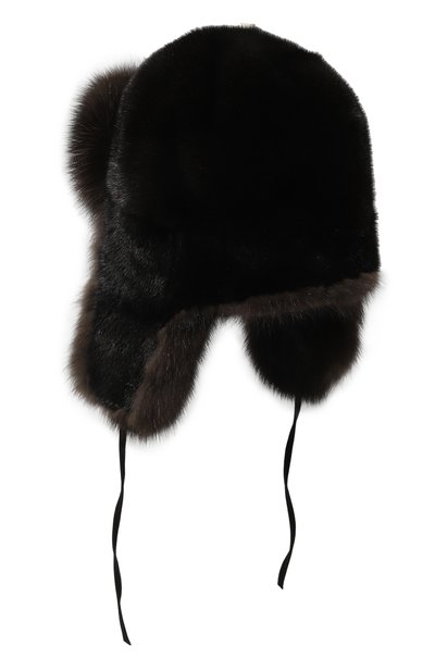 Шапка-ушанка из меха норки и соболя FURLAND, арт. 0090925610010600000, фото 2