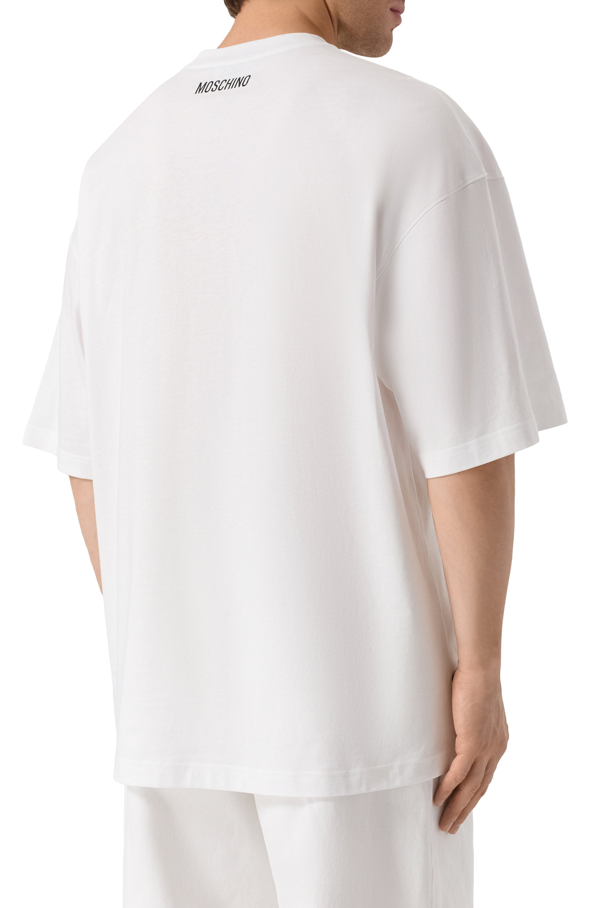 Хлопковая футболка MOSCHINO, арт. V0706/5241, фото 4