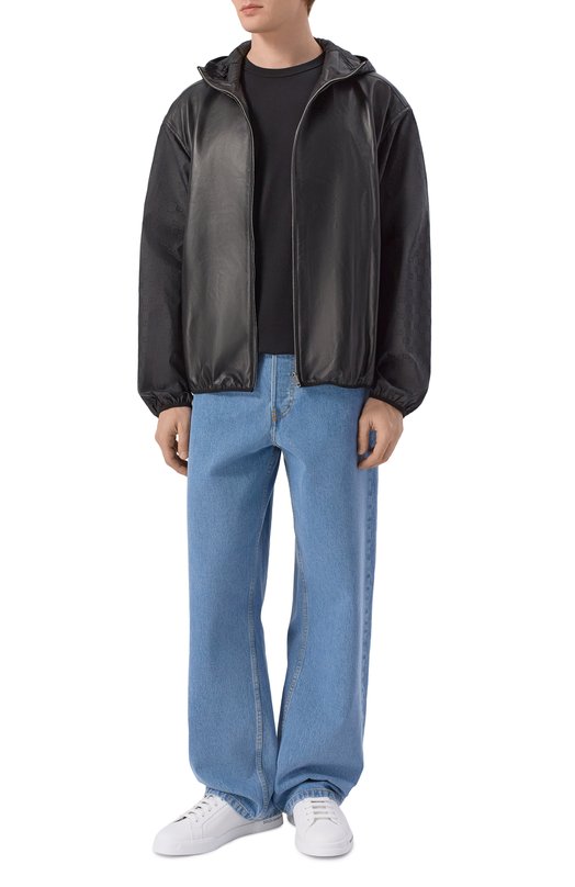 Кожаная куртка Gucci 847789/XNBCD Чёрный  847789/XNBCD Фото 2