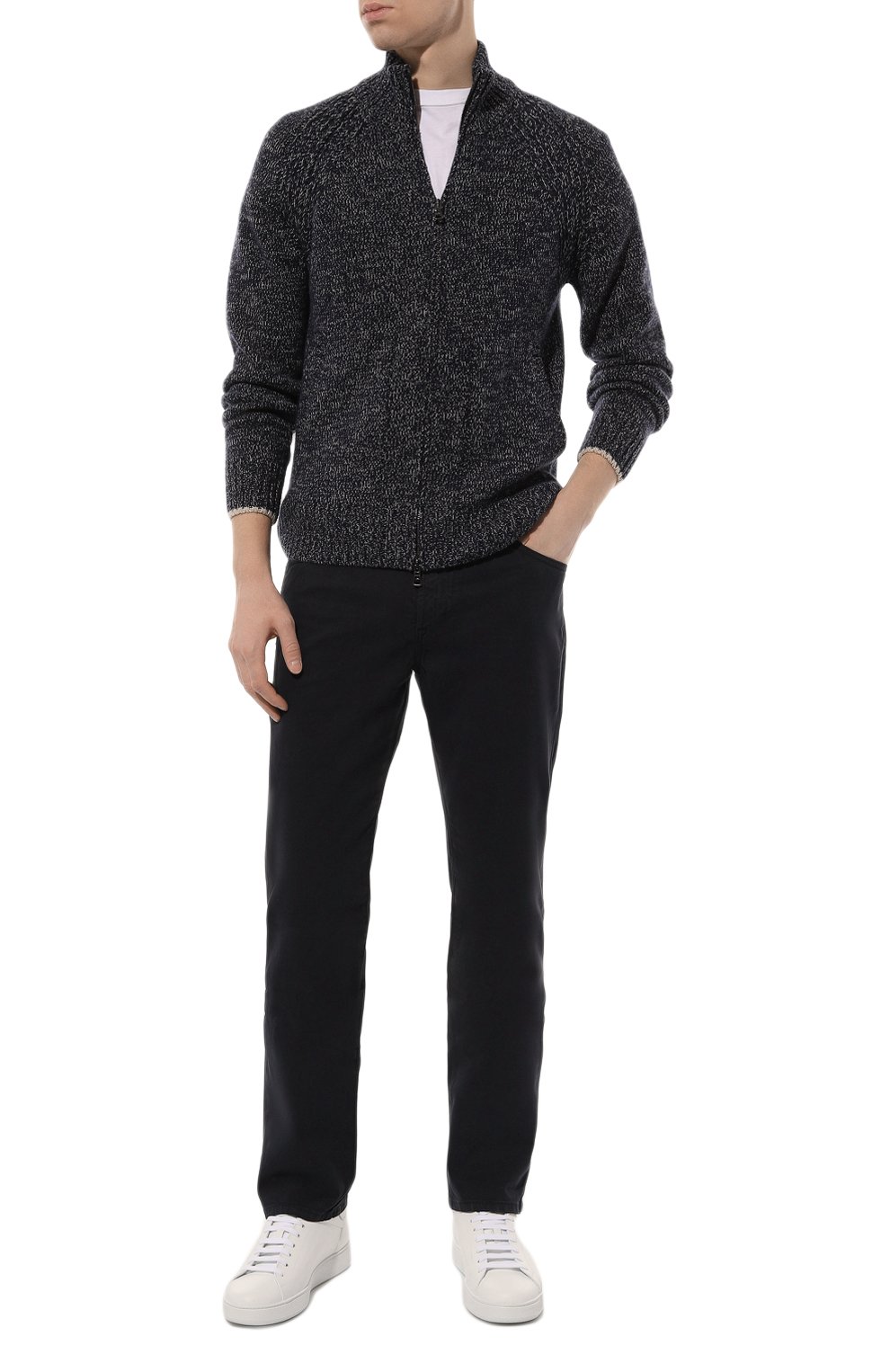 Кардиган из шерсти и кашемира PAUL&SHARK, арт. 14311225, фото 2