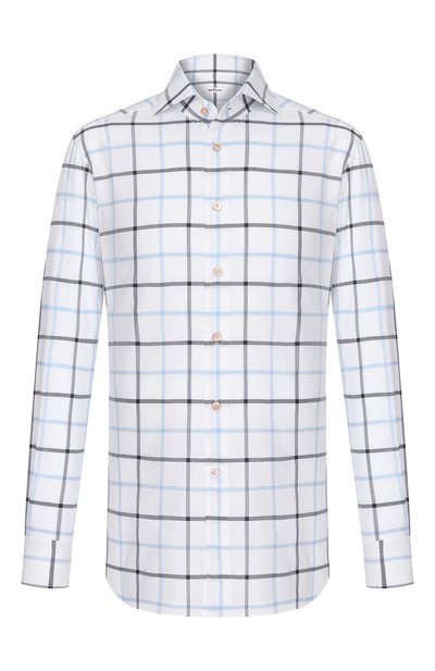 Хлопковая рубашка KITON, арт. UCCH09683, фото 1