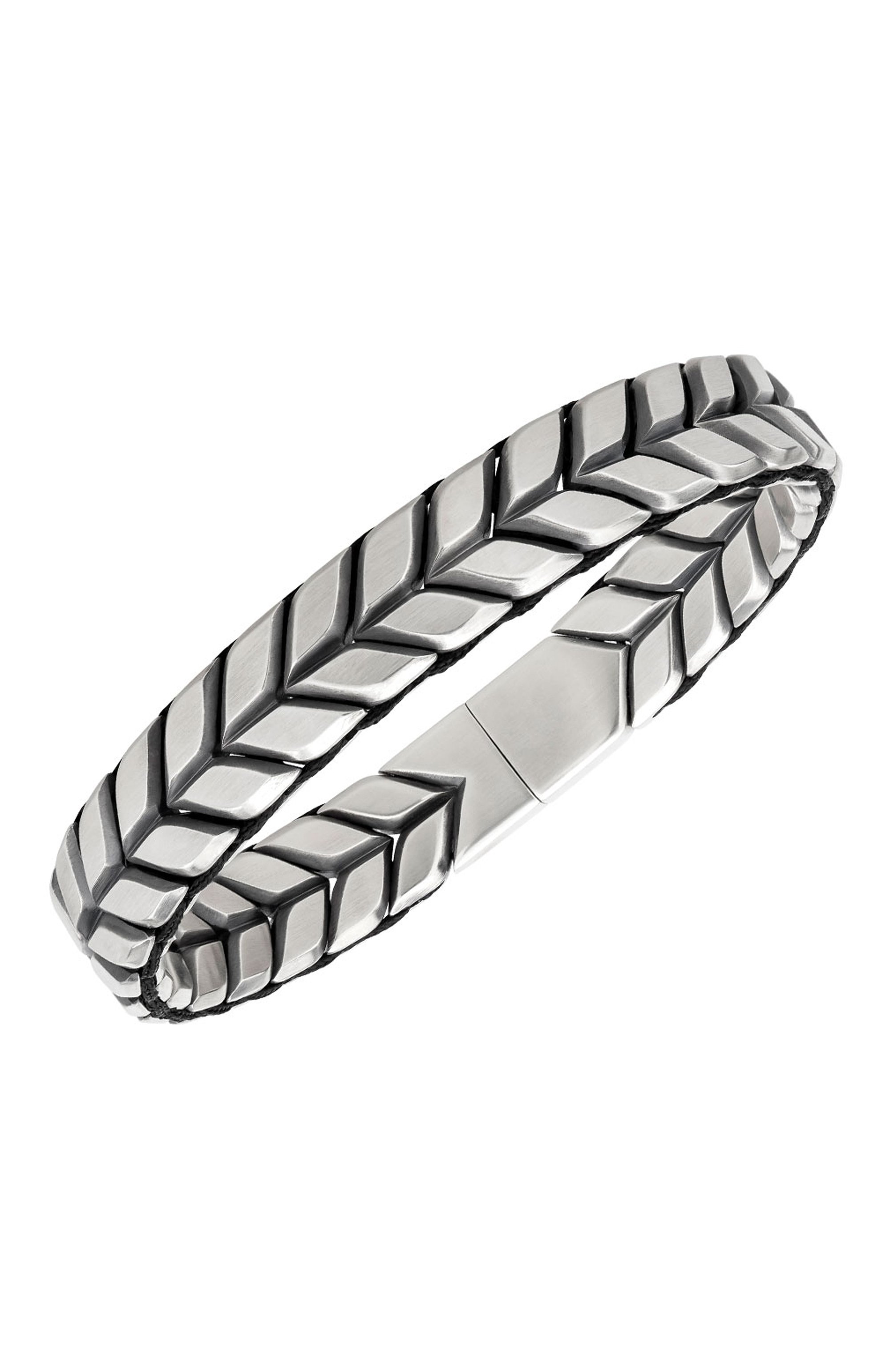 Браслет DAVID YURMAN бесцветного цвета по цене 241500 руб., арт. B15928MSS, фото 1 Браслет DAVID YURMAN, арт. B15928MSS, фото 1