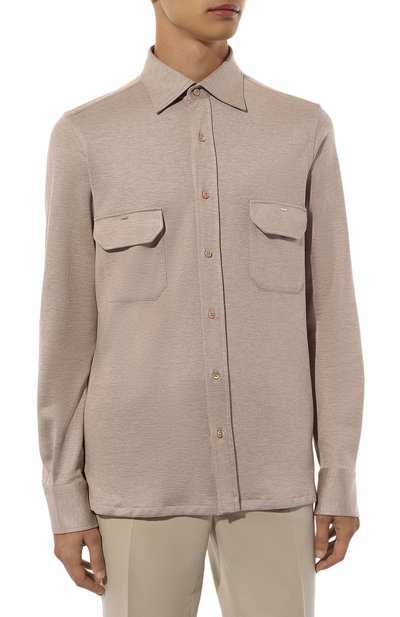 Рубашка из хлопка и шелка STEFANO RICCI, арт. CJ007518/TE2800, фото 3