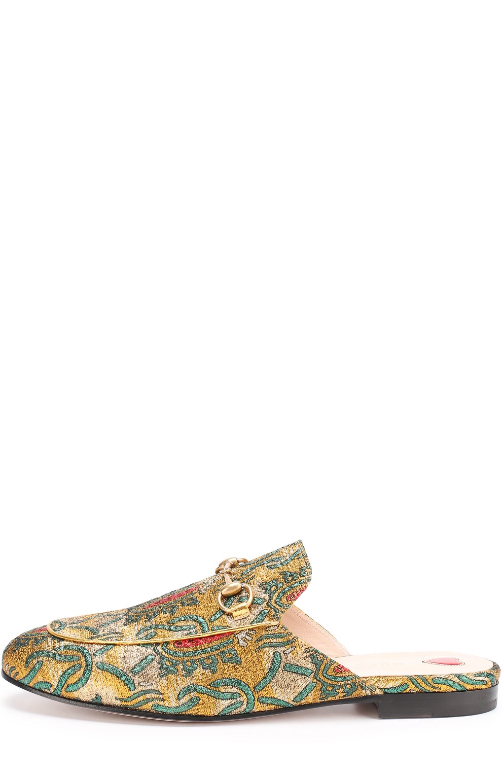 Парчовые сабо princetown с пряжкой-трензелем GUCCI, арт. 472640/K9P30, фото 2