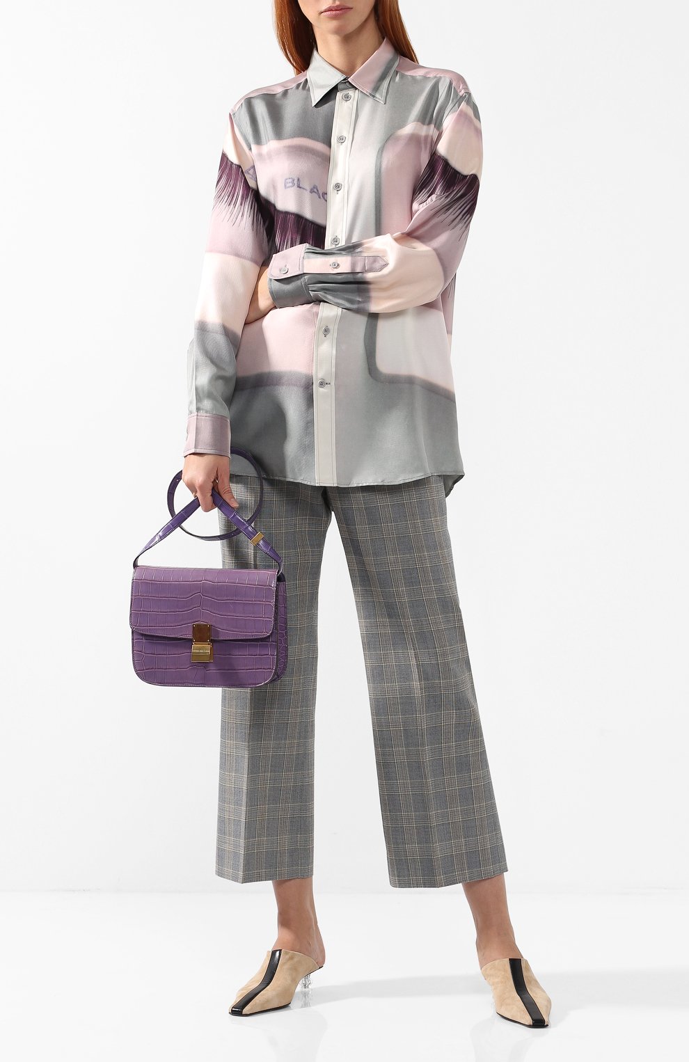 Сумка classic medium из кожи крокодила CELINE, арт. 164174TLE, фото 2