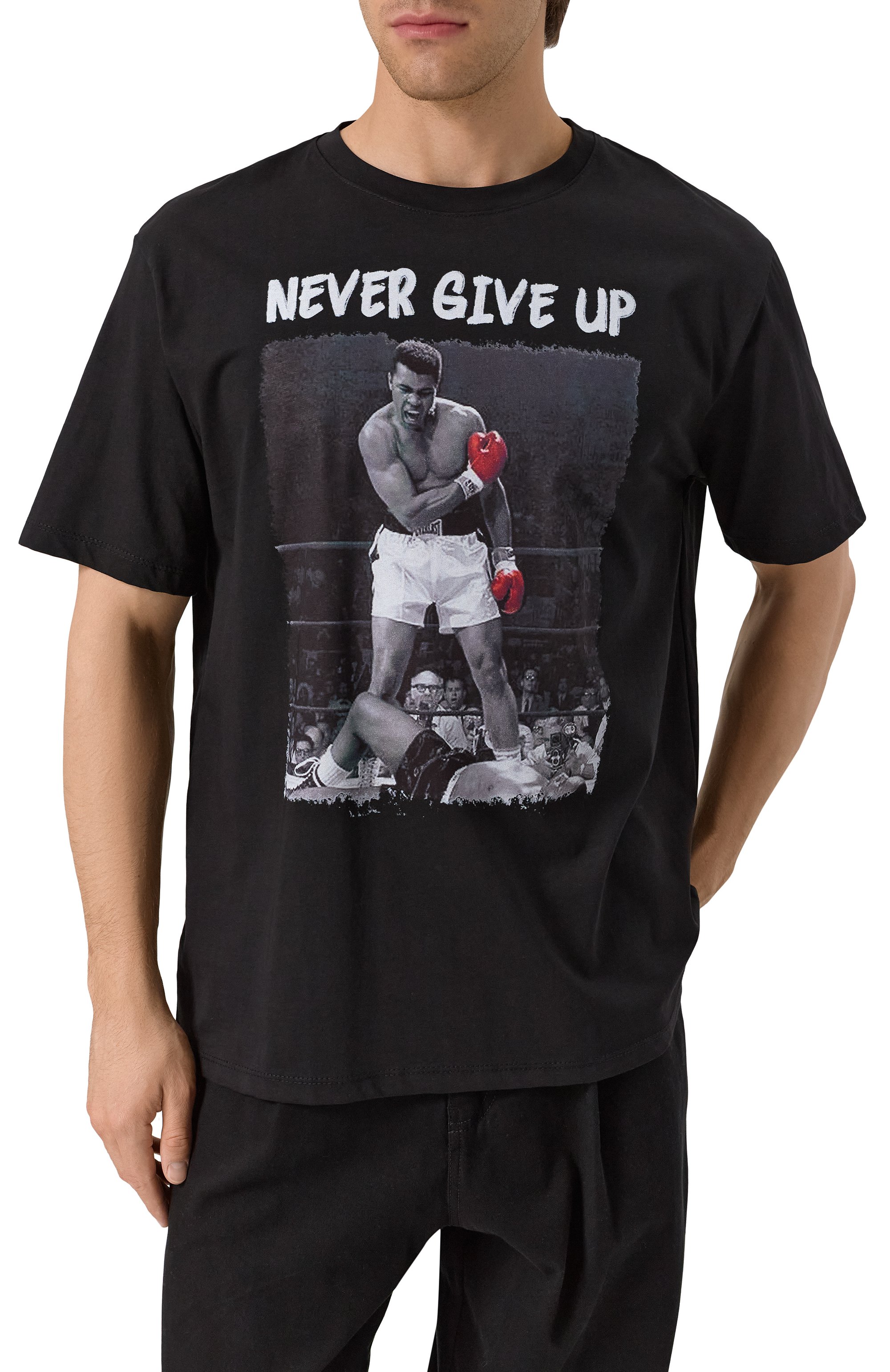 Хлопковая футболка BISIBIGLIO, арт. ALI NEVER GIVE UP, фото 3