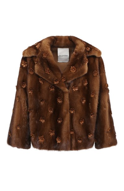Женская шуба из норки VALENTINO, арт. MF3FB175/1BF