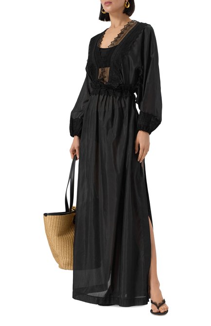Женское платье из хлопка и шелка ERMANNO SCERVINO, арт. D464Q621RUQ