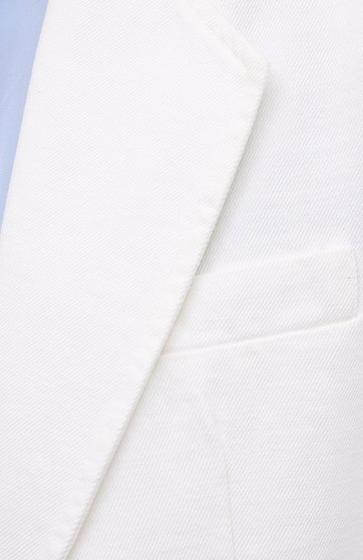 Хлопковый жакет FORTE DEI MARMI COUTURE белого цвета по цене 69950 руб., арт. 21SF9470, фото 5 Хлопковый жакет FORTE DEI MARMI COUTURE, арт. 21SF9470, фото 5