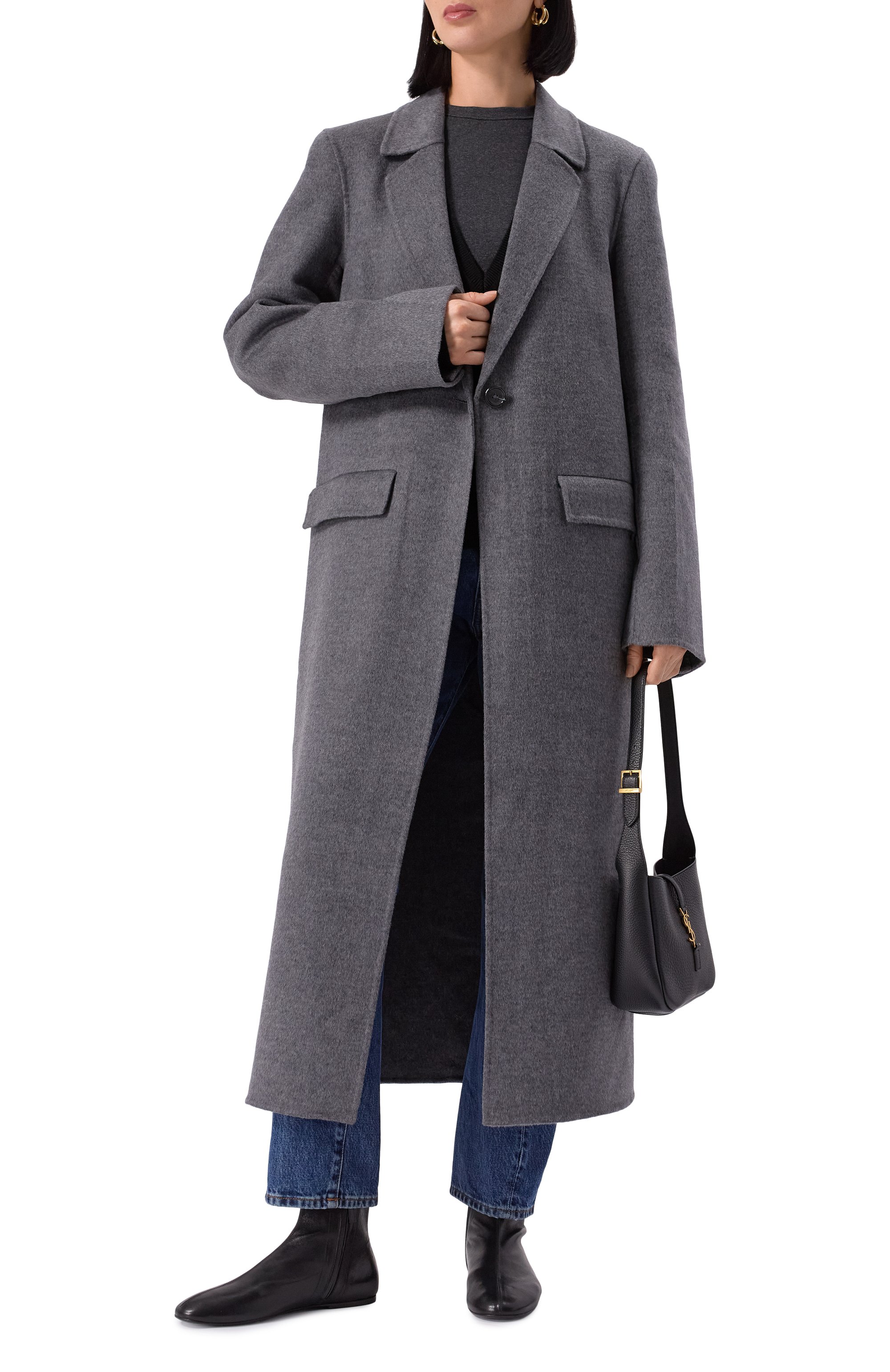 Шерстяное пальто TOTEME, арт. 251-WR04725-FB0006, фото 2