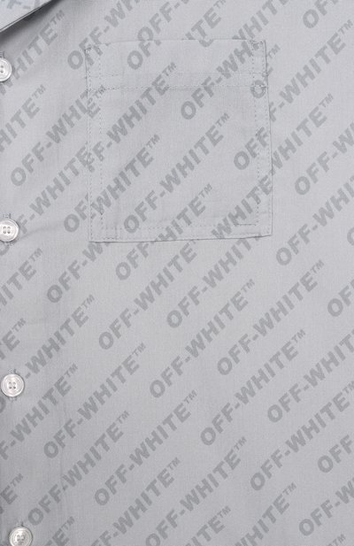 Хлопковая рубашка OFF-WHITE, арт. 0BGA002S26FAB001_001, фото 3