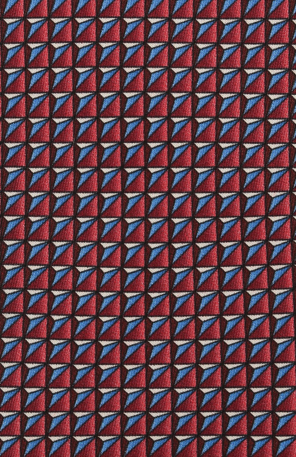 Шелковый галстук ZILLI красного цвета по цене 25800 руб., арт. 50588/TIES, фото 3 Шелковый галстук ZILLI, арт. 50588/TIES, фото 3