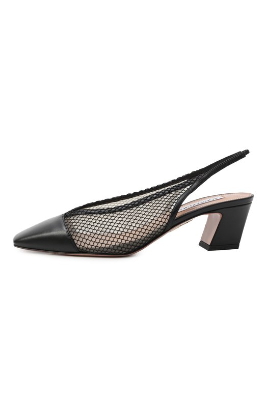 Туфли Margot 50 Aquazzura MRHMIDL0/MHN Чёрный  MRHMIDL0/MHN Фото 4