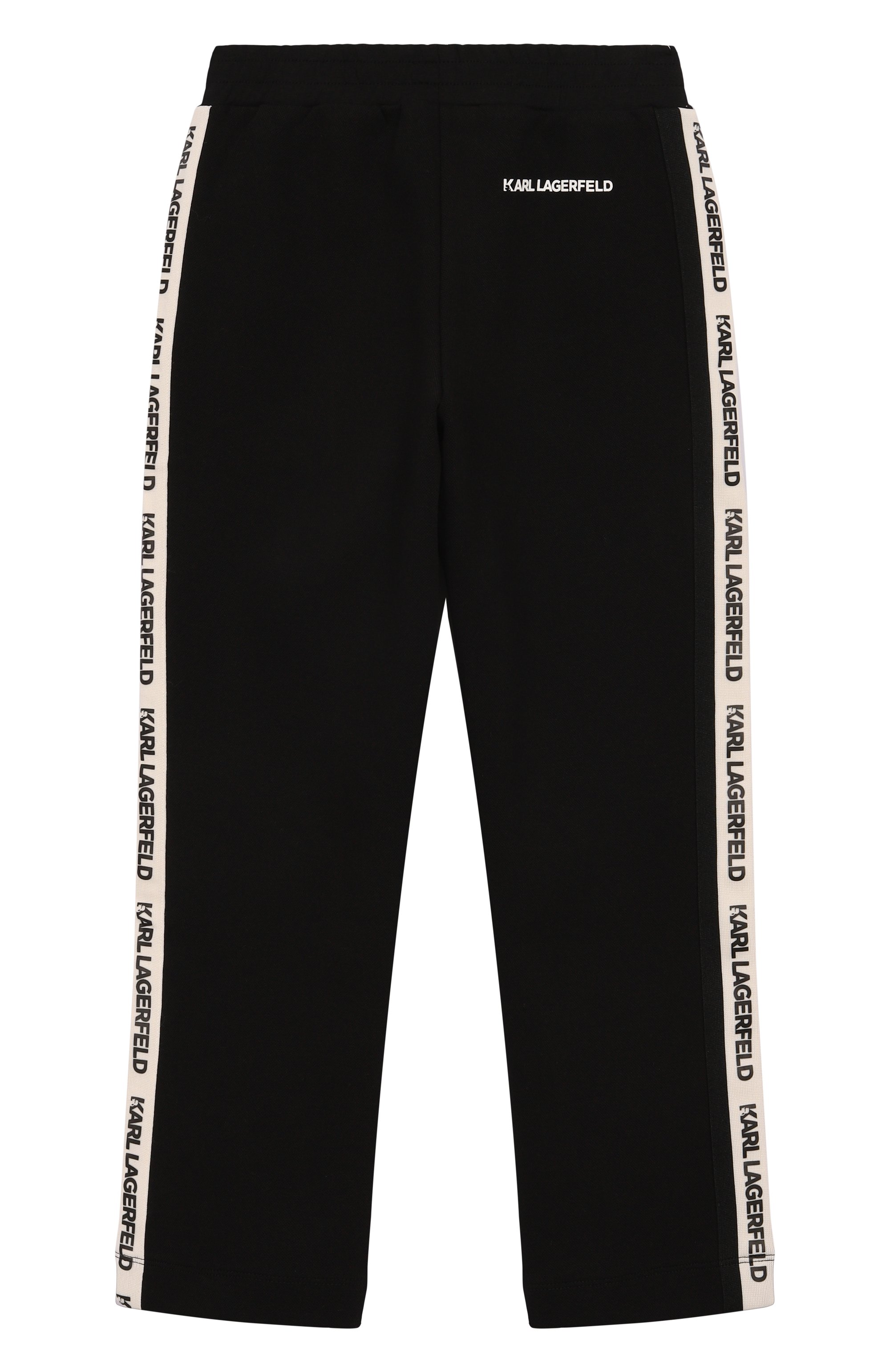 Хлопковые брюки KARL LAGERFELD KIDS, арт. Z30628, фото 2