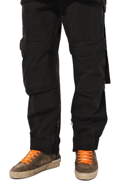 Замшевые кеды recut CRIME LONDON хаки цвета по цене 20650 руб., арт. 15173AA7, фото 3 Замшевые кеды recut CRIME LONDON, арт. 15173AA7, фото 3