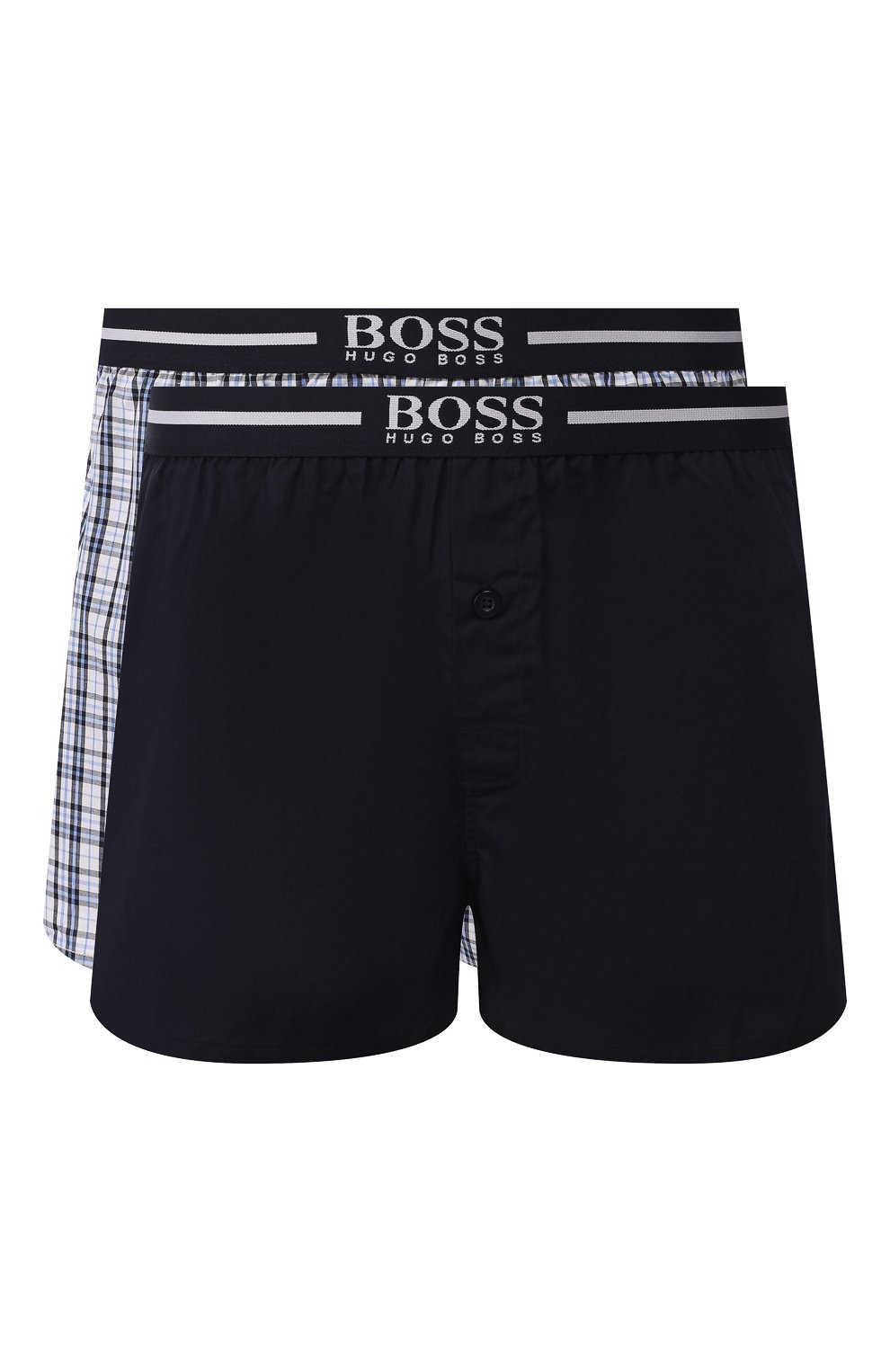 Комплект из двух хлопковых боксеров свободного кроя BOSS, арт. 50388953, фото 1