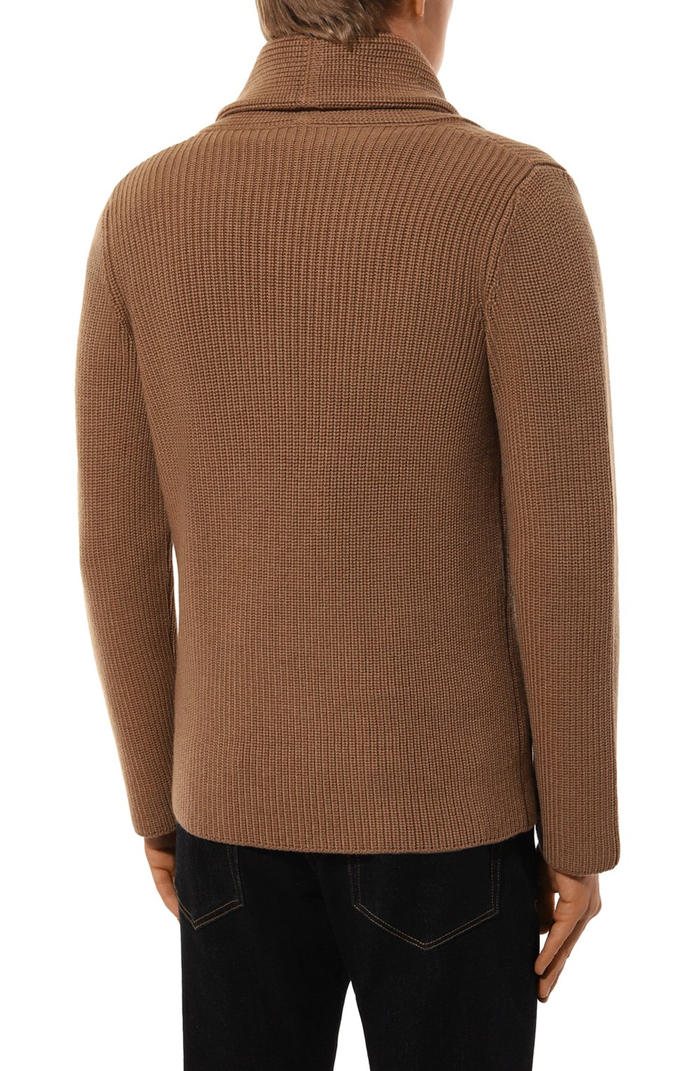 Шерстяной кардиган GRAN SASSO коричневого цвета по цене 45600 руб., арт. 13190/14250, фото 4 Шерстяной кардиган GRAN SASSO, арт. 13190/14250, фото 4