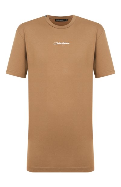 Мужская хлопковая футболка DOLCE & GABBANA, арт. G8RN8Z/G7NUB