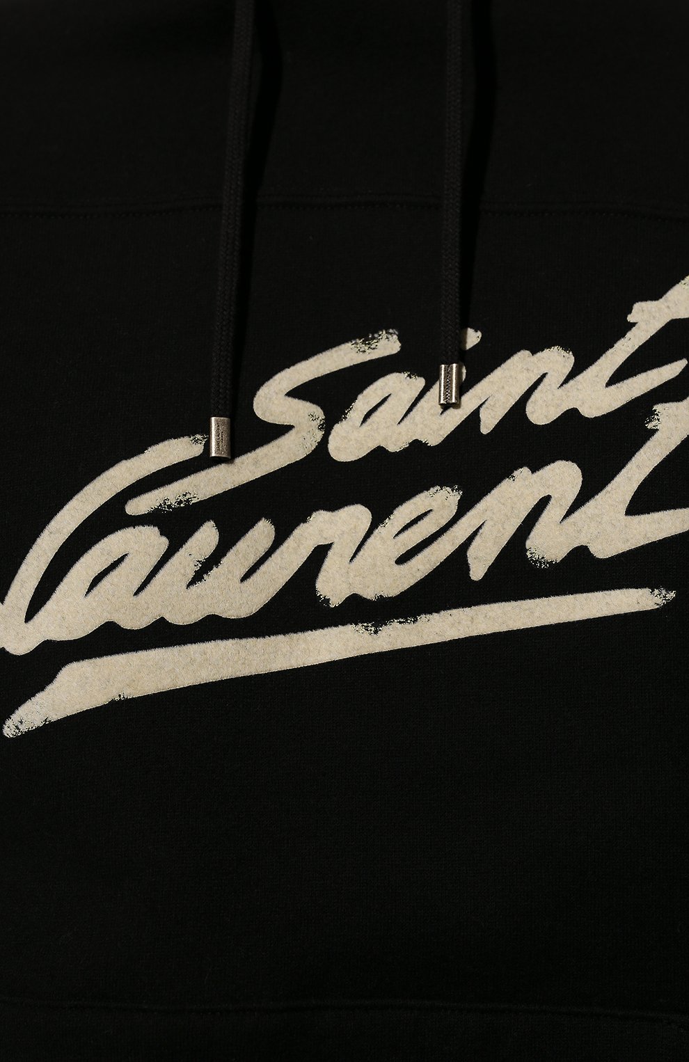 Хлопковое худи SAINT LAURENT, арт. 677263/YBVB2, фото 5